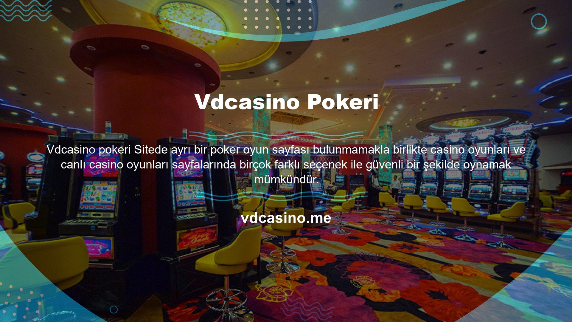 Kullanıcılar, özellikle canlı casinolar alanında birçok poker alternatifini derecelendirir