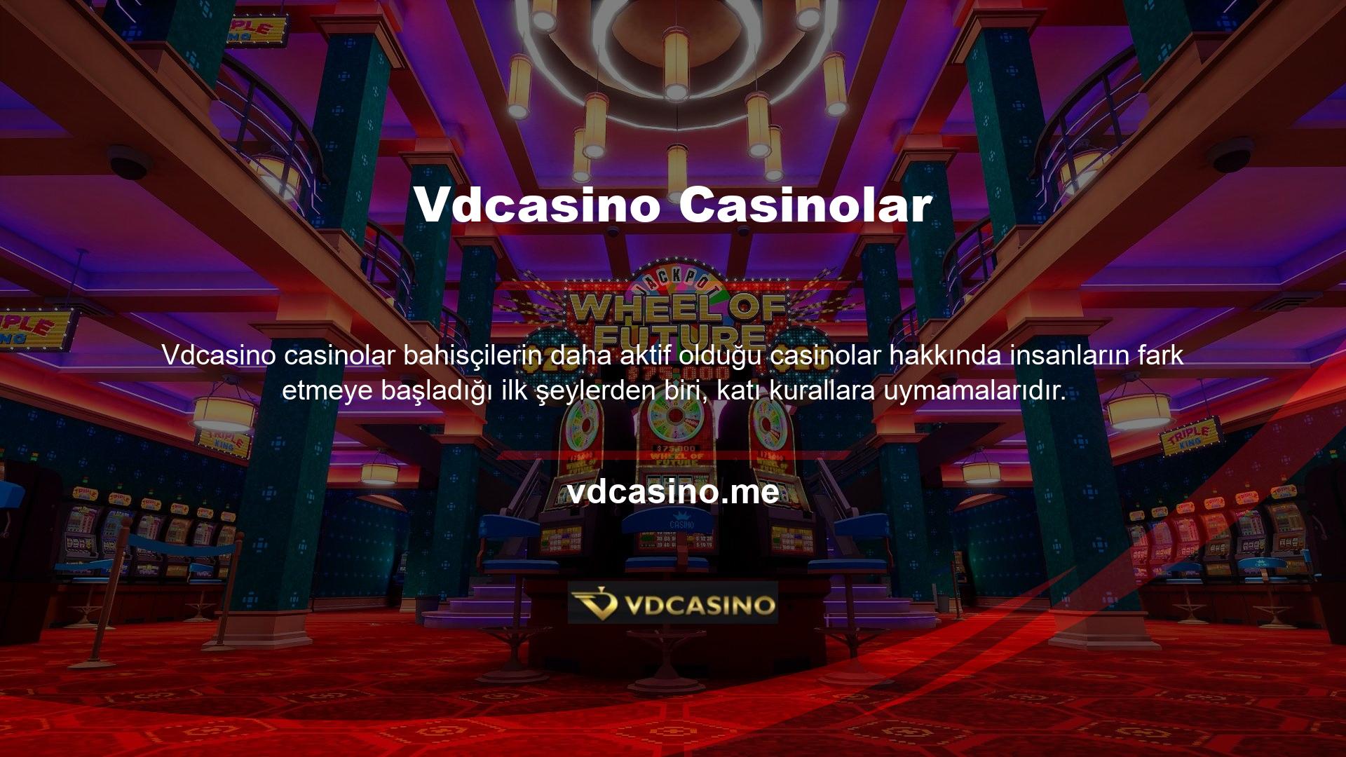 Daha büyük bahisler oynamak için Vdcasino mobil casino kullanılabilir